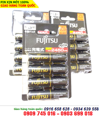 Fujitsu HR-3UTHC(4B); Pin sạc AA 2450mAh 1.2v Fujitsu HR-3UTHC(4B) Nội địa Nhật_Vỉ 4viên